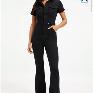 Good American Fit for Success Jumpsuit - Black - Size 2